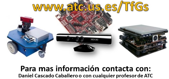 Cartel Publicitario de los Trabajos Fin de Grado en ATC